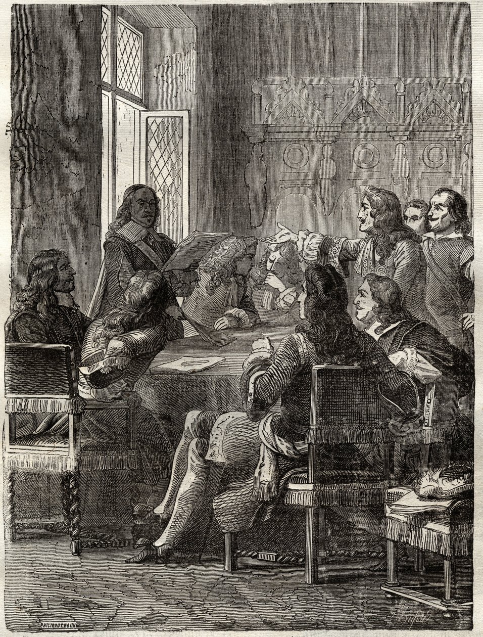 Ryswick-i Szerződés (A Ryswicki Szerződés, 1697. október 30.) (XIV. Lajos és a Nagy Szövetség közötti Augsburgi Liga háborújának vége). századi metszet. Magángyűjtemény. alkotó: Anonymous Anonymous