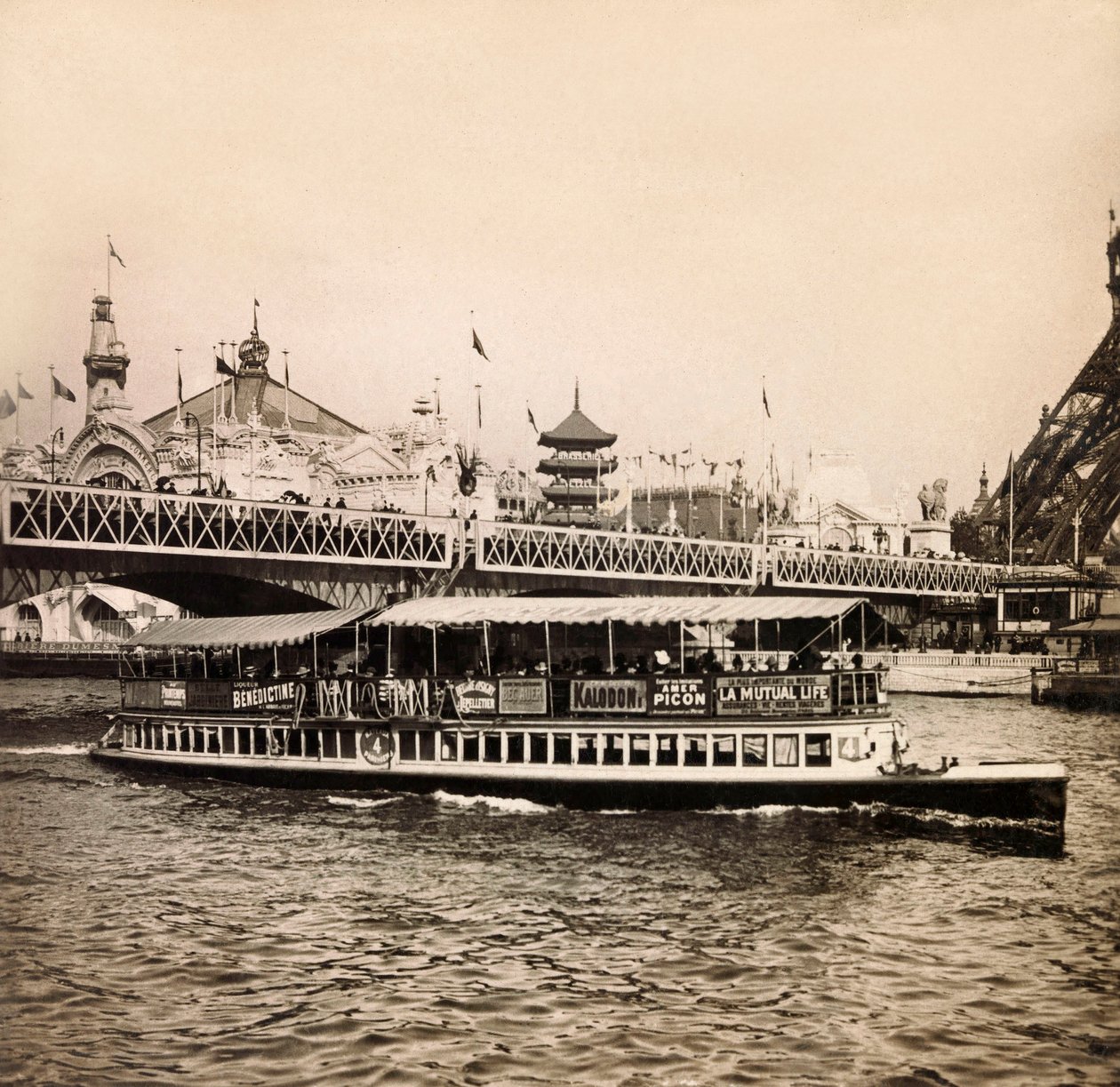 1900-as egyetemes kiállítás – Universelle de 1900 kiállítás Párizsban: Le pont d