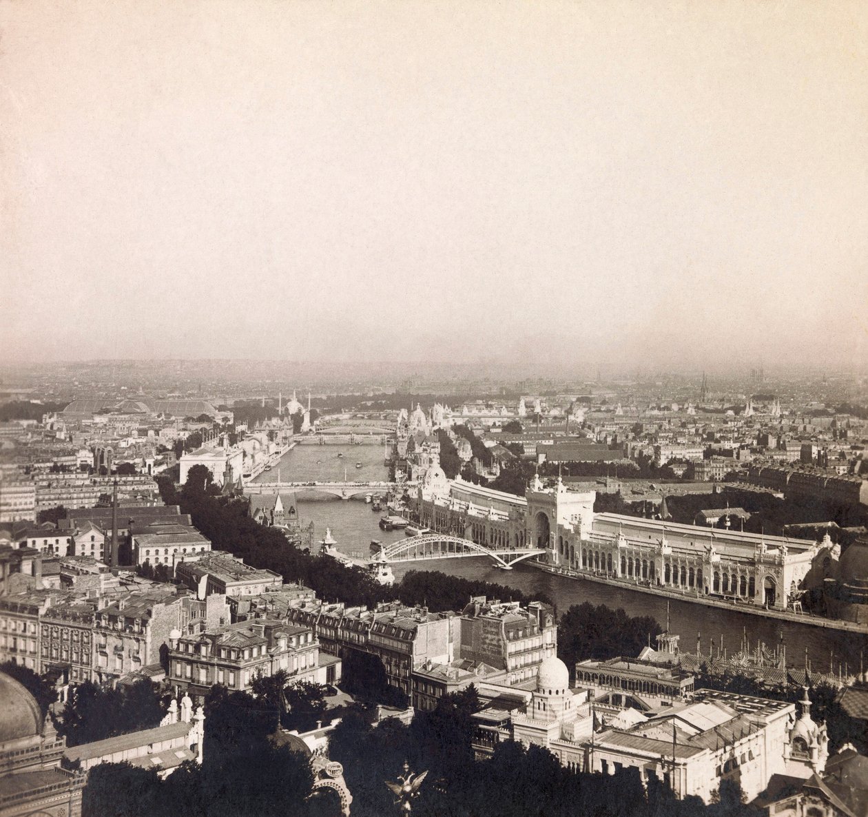 1900-as egyetemes kiállítás – Universelle de 1900 kiállítás Párizsban: Panoráma – magángyűjtemény alkotó: Anonymous Anonymous
