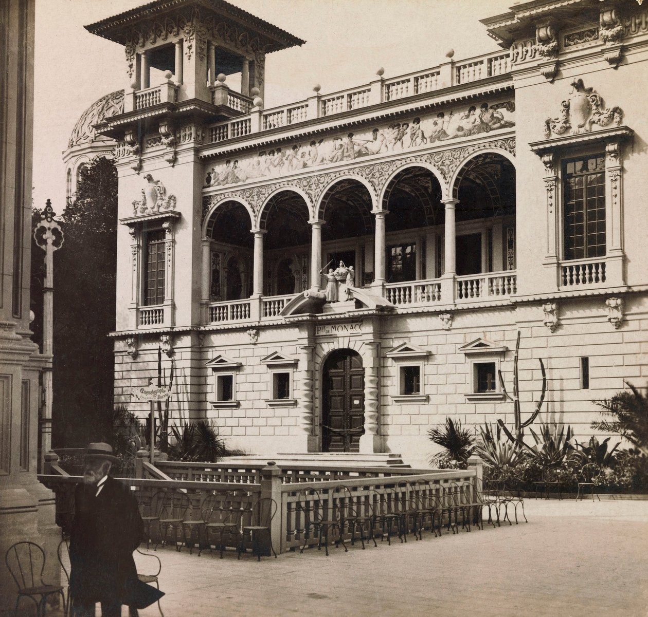 1900. évi egyetemes kiállítás – 1900. évi egyetemes kiállítás Párizsban: Monacói Pavilon – magángyűjtemény alkotó: Anonymous Anonymous