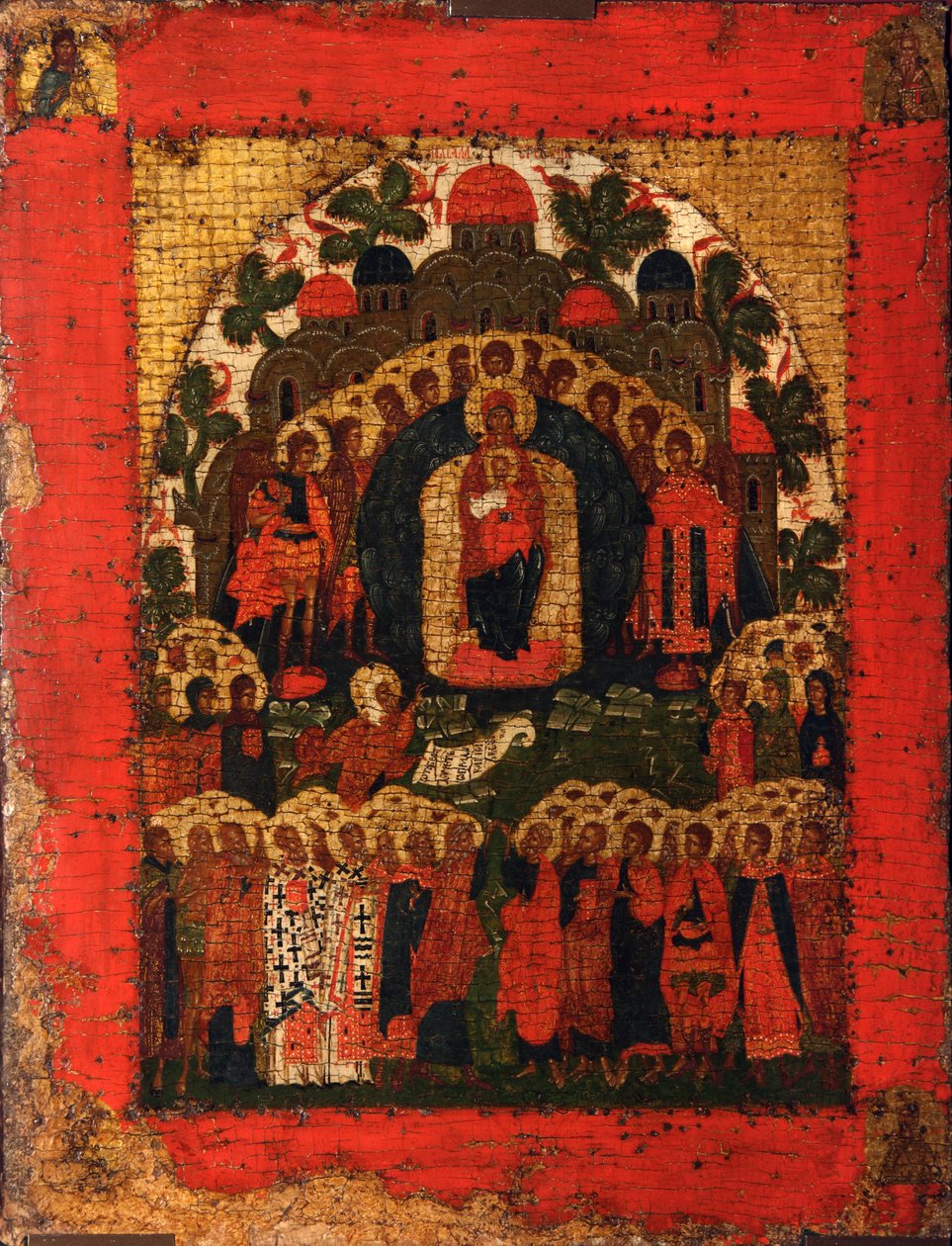In Thee Joiceth, 15. század vége. alkotó: Anonymous Russian icon painter