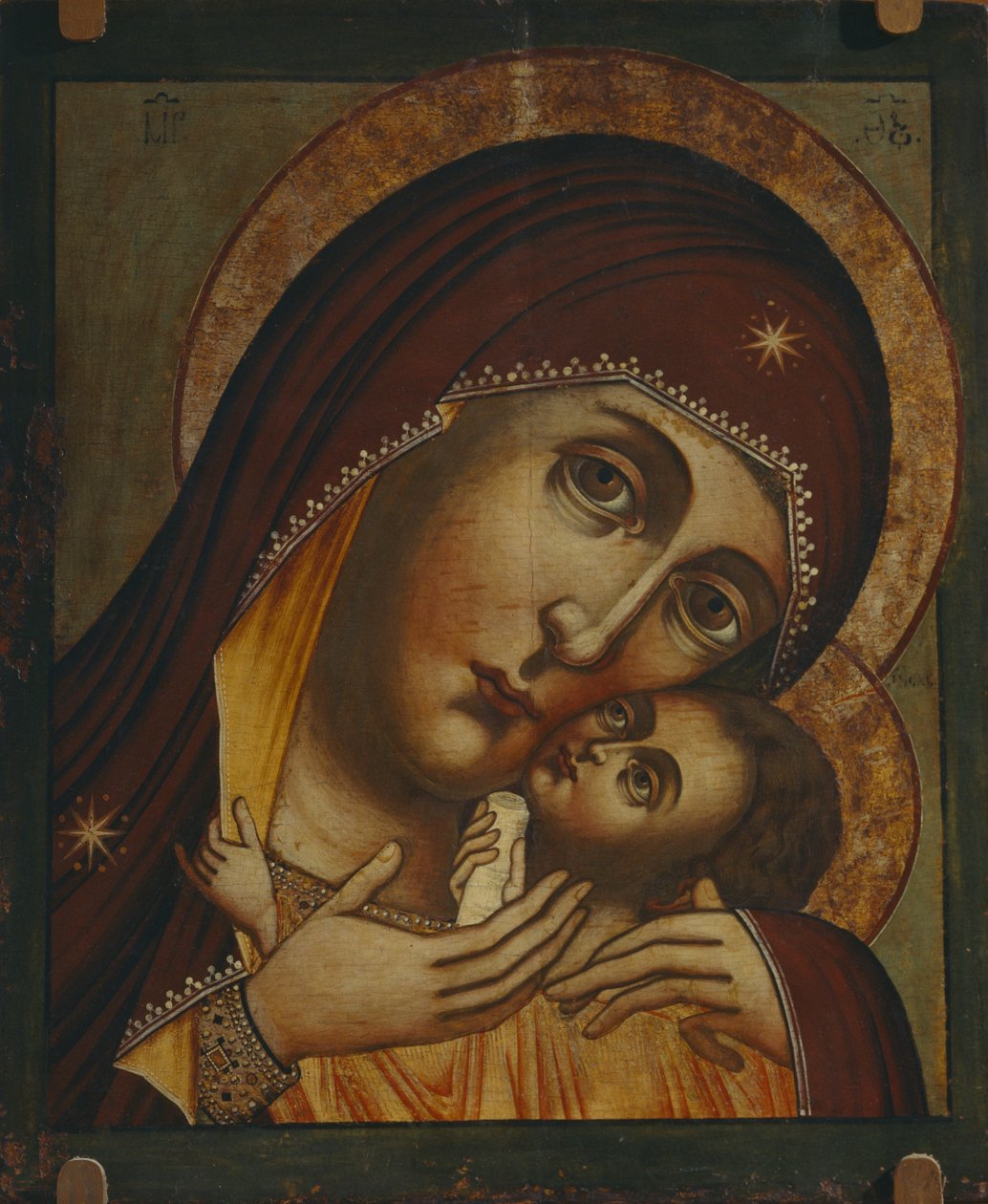Korsun Szűzanya Korsunszkaja, 17. század alkotó: Anonymous Russian icon painter