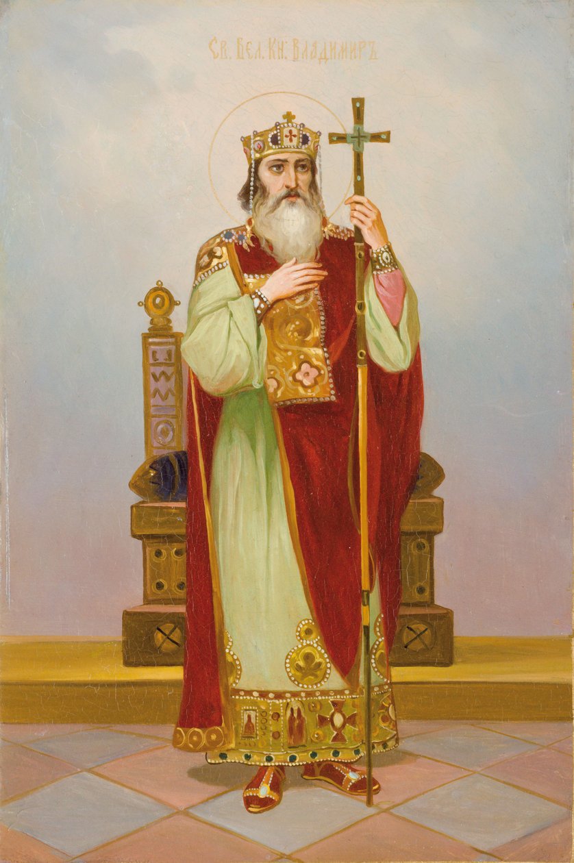 Volodimir Szvjatoszlavics Szent Nagyherceg, Airlie 20t centura alkotó: Anonymous Russian icon painter