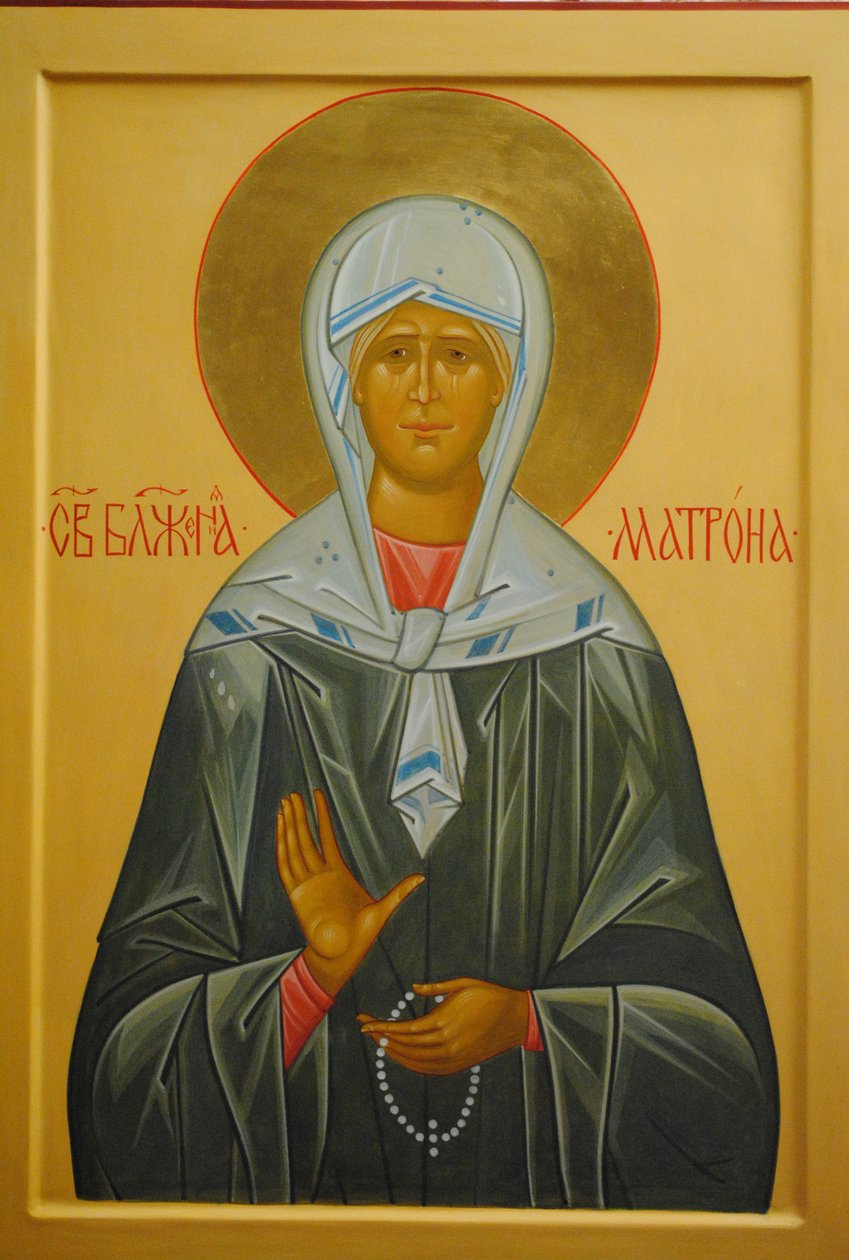 Moszkvai Szent Matrona, XX. század alkotó: Anonymous Russian icon painter