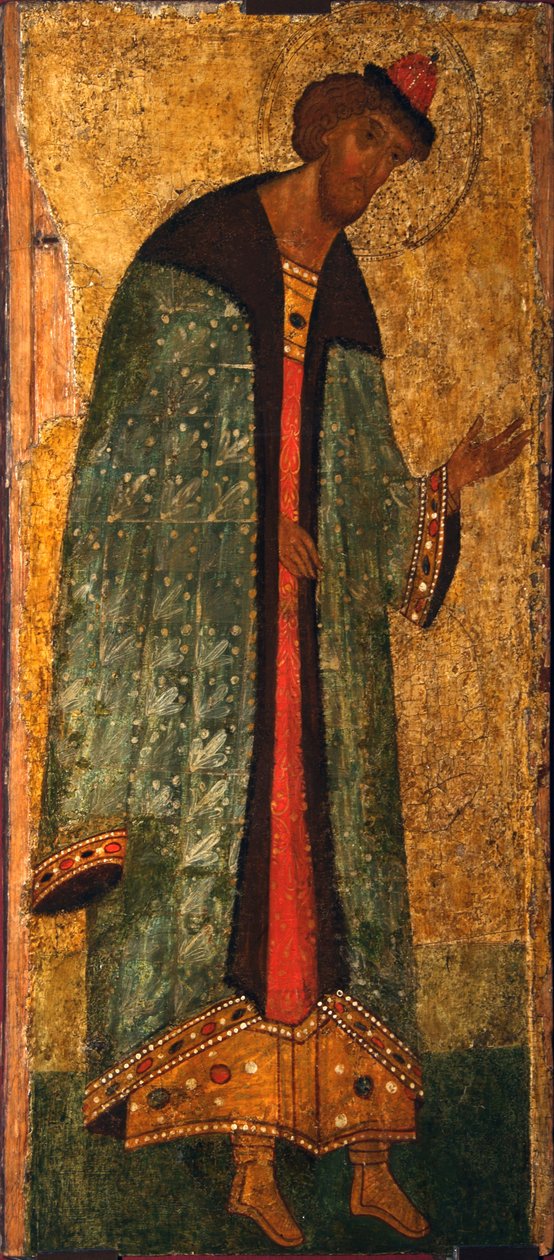 Szent Borisz herceg, 15. század alkotó: Anonymous Russian icon painter