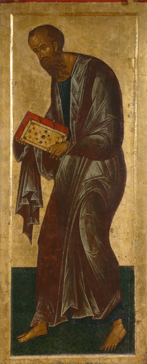 Pál apostol a Deesis-hegységből, 1497 alkotó: Anonymous Russian icon painter
