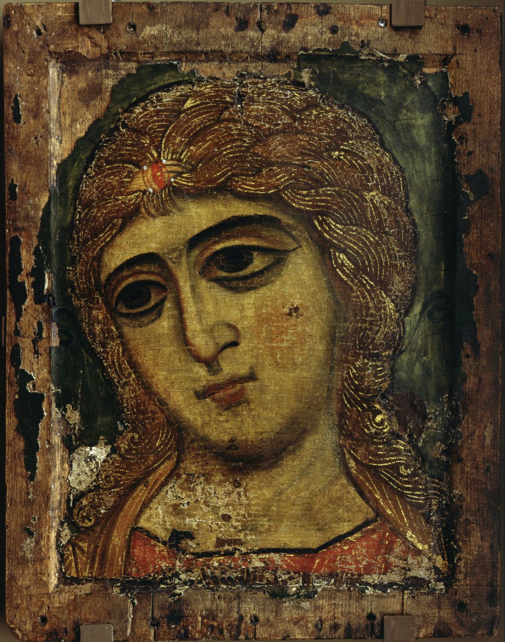 Gábriel arkangyal Aranyhajú angyal, 1200 körül alkotó: Anonymous Russian icon painter