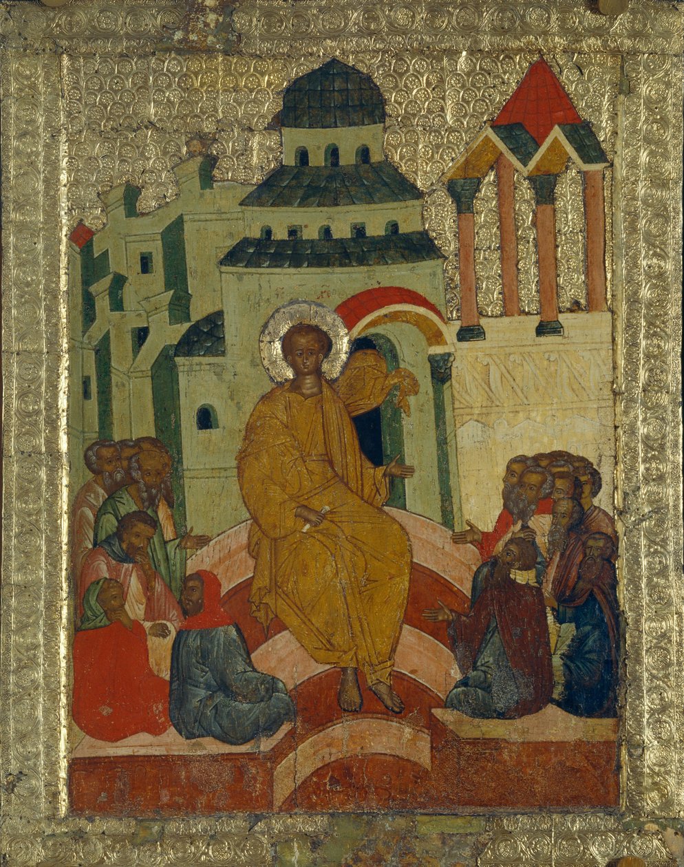 Szent Tamás hitetlensége, 1497 alkotó: Anonymous Russian icon painter