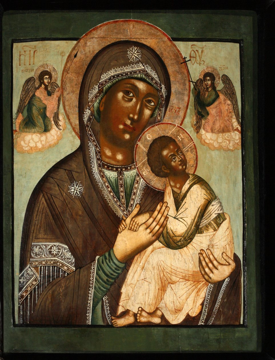 A Sztrasztnaja szenvedély Istenanyja, 17. század alkotó: Anonymous Russian icon painter