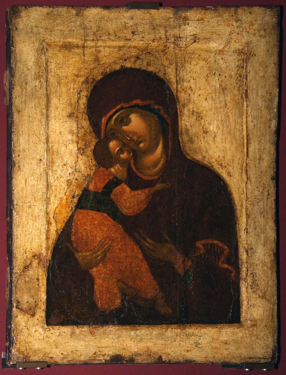 Vlagyimir Szűza, a 15. század utolsó negyede. alkotó: Anonymous Russian icon painter