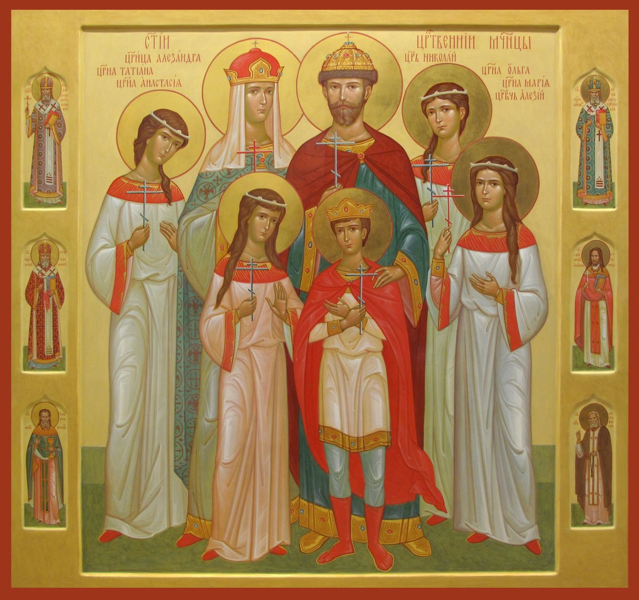 II. Miklós cár megölt családja, 2004-2007 alkotó: Anonymous Russian icon painter