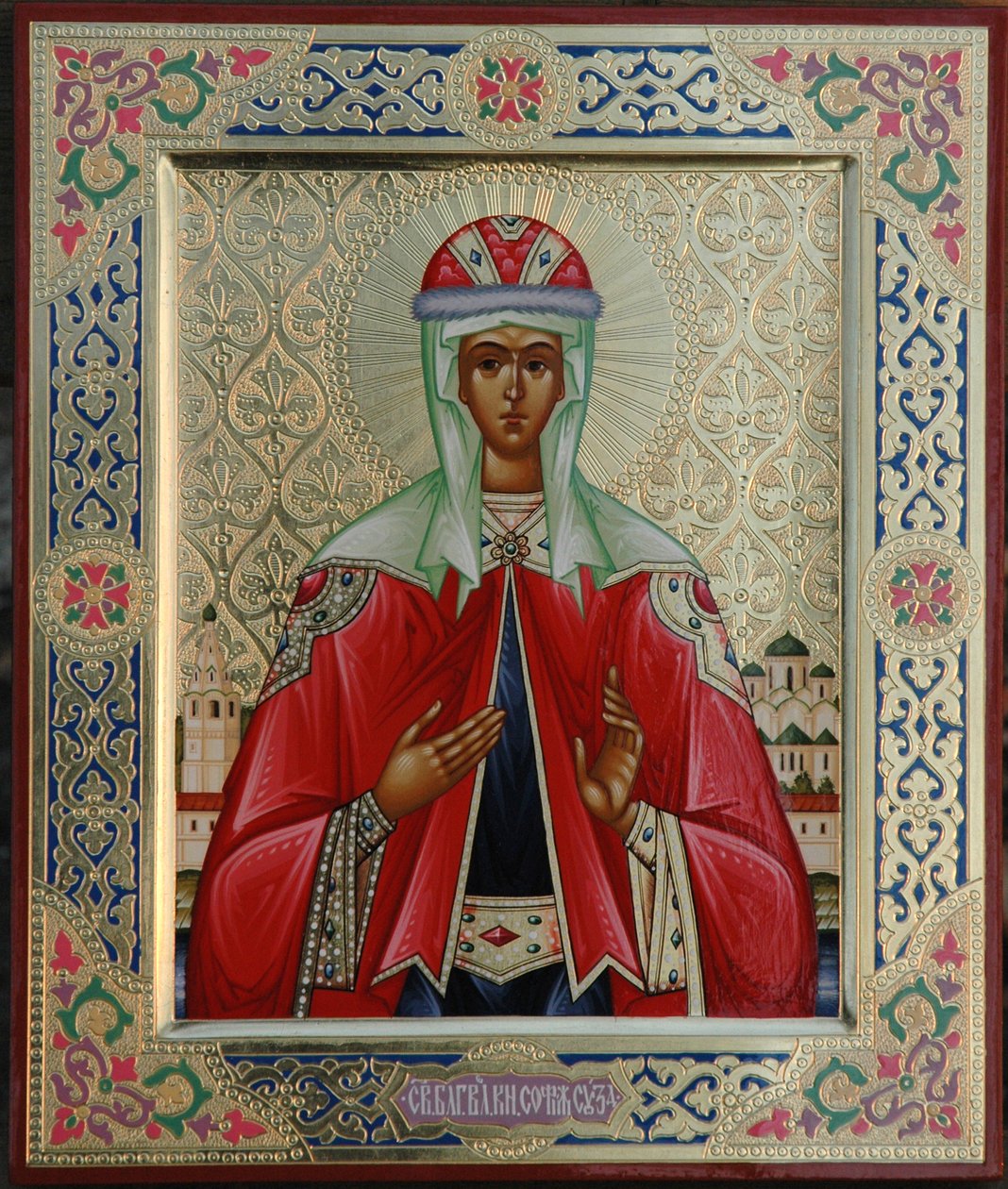 Tiszteletreméltó Suzdal Szófia alkotó: Anonymous Russian icon painter