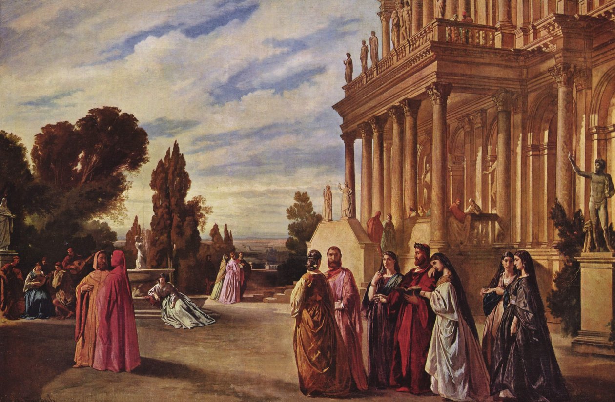 Az Ariost kertje alkotó: Anselm Feuerbach