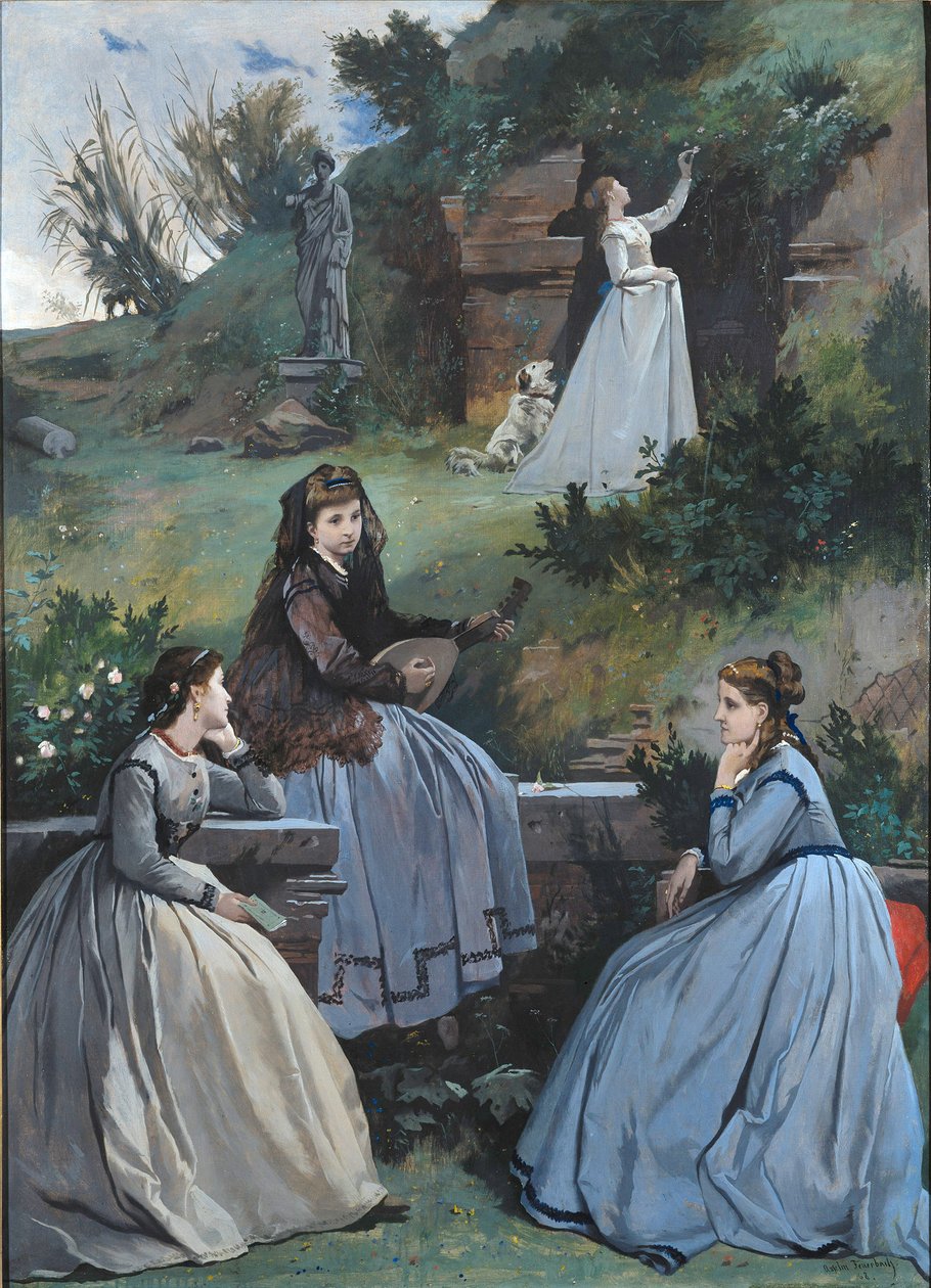 Tavaszi kép alkotó: Anselm Feuerbach