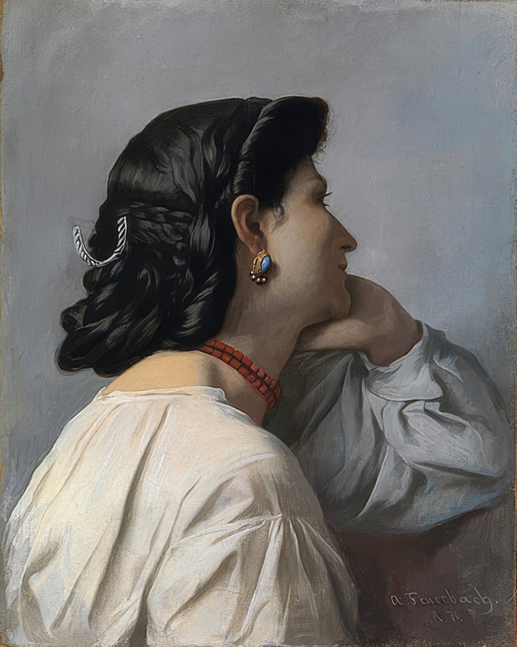 Iphigenia (tanulmányvezető). 1870 alkotó: Anselm Feuerbach