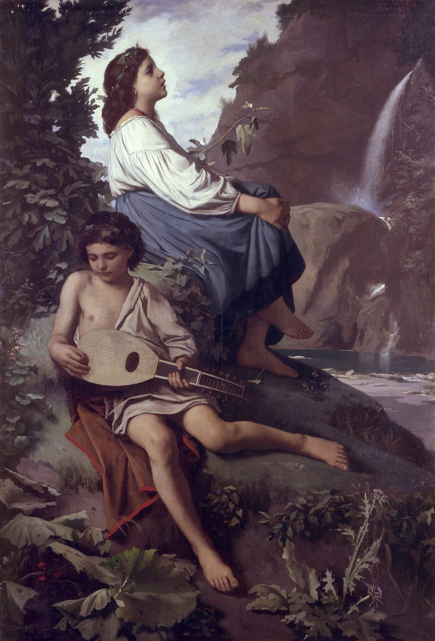Emlékek Tivoliból alkotó: Anselm Feuerbach