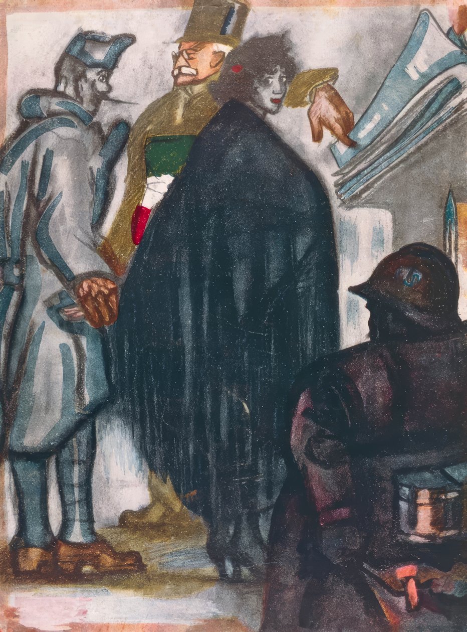 Sonnino Versailles-ban alkotó: Anselmo Bucci