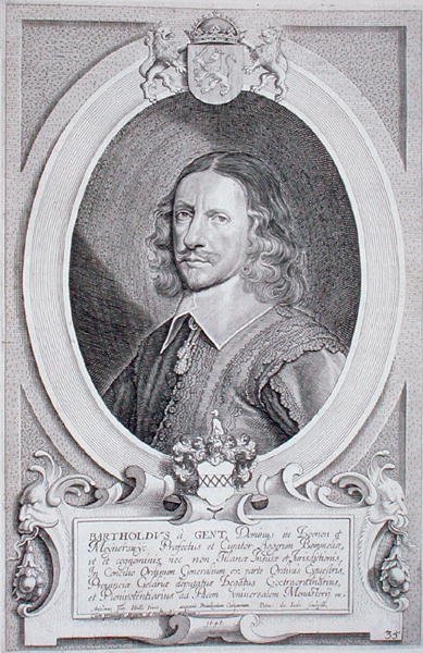 Barthold van Gent (1580-as évek és 1650 körül) a „Portraits des Hommes Illustres” című művéből, Petrus de Iode metszete, 1706-ban megjelent (metszet) alkotó: Anselmus van (after) Hulle