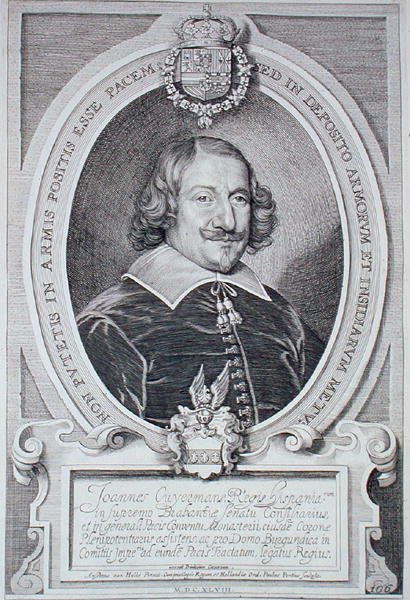 Johann Cuyermans, a „Portraits des Hommes Illustres” című művéből, Paulus Pontius (1603-58) metszete, 1706-ban megjelent (metszet) alkotó: Anselmus van (after) Hulle