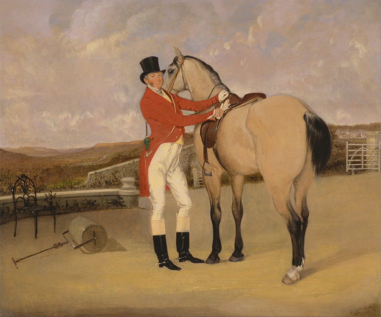 James Taylor Wray a Bedale Huntból a Dun Hunterrel alkotó: Anson Ambrose Martin