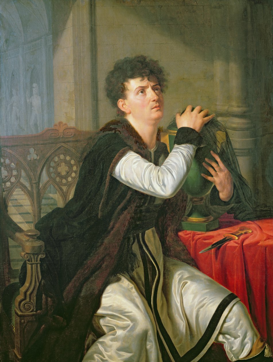 Francois Joseph Talma (1763-1826) Hamlet portréja alkotó: Anthelme Francois Lagrenee