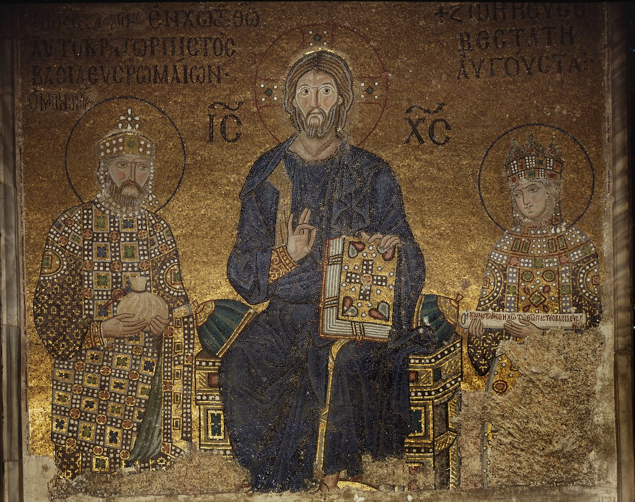 A Zoe mozaik alkotó: Anthemius of and Miletus Isidore of Tralles
