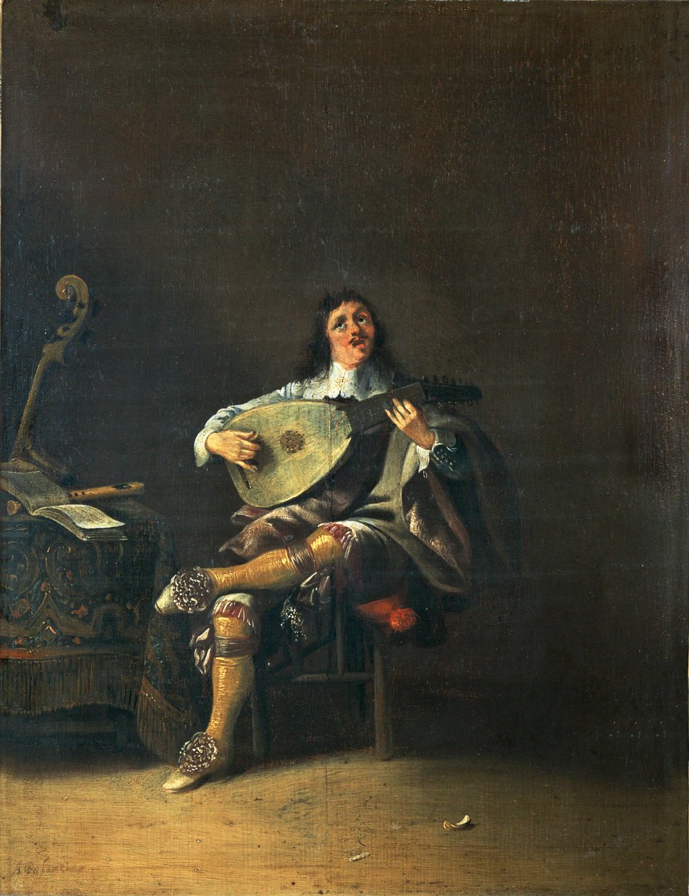 Az öt érzékszerv: hallás ... alkotó: Anthonie (1601 73) Palamedesz