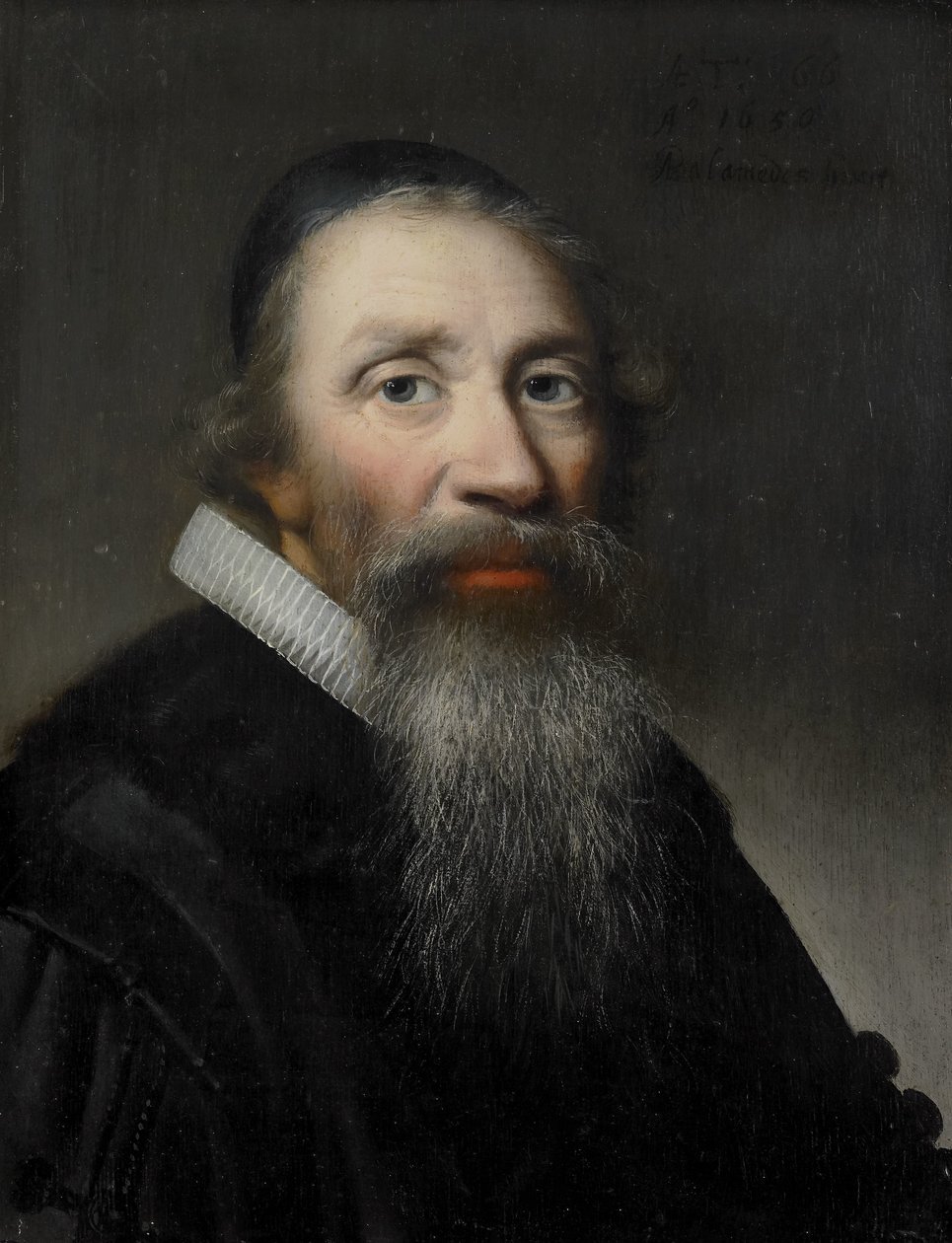 Férfi portréja, valószínűleg pap alkotó: Anthonie Palamedesz (copy after)