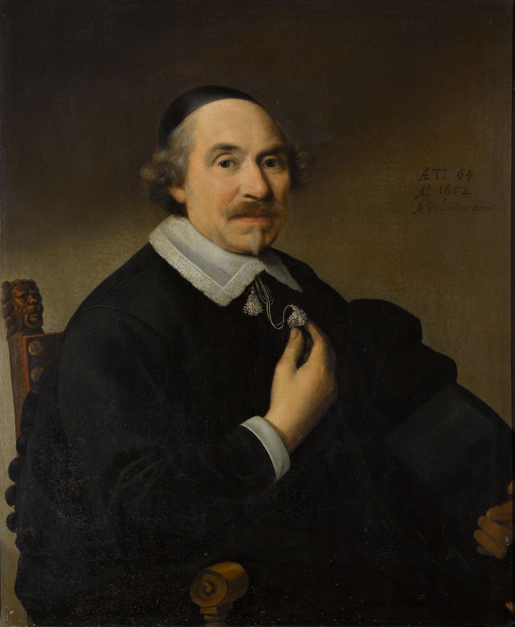 Egy férfi portréja, valószínűleg Pieter Anthonisz van Bronckhorst (1588-1661) alkotó: Anthonie Palamedesz