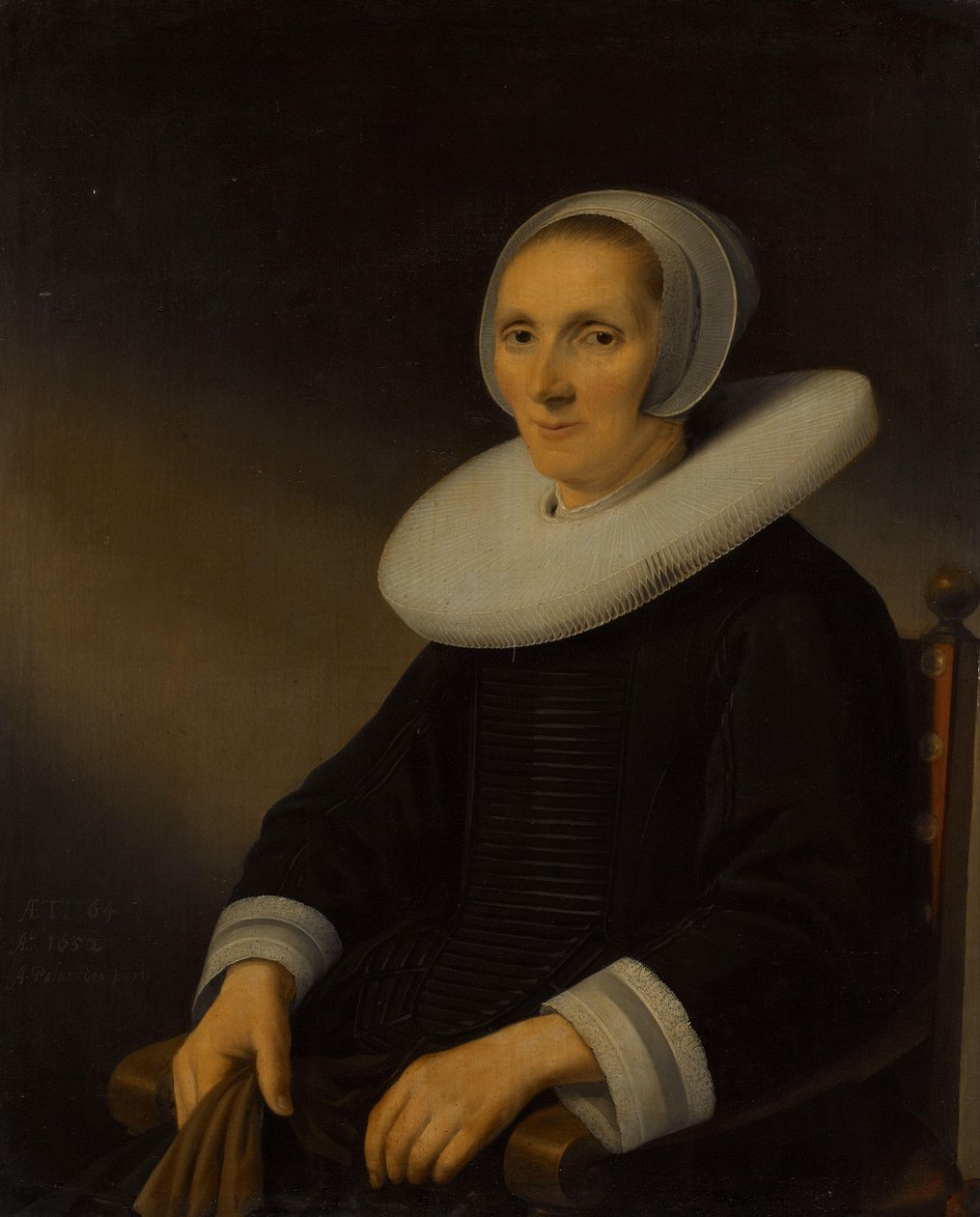 Egy nő portréja, valószínűleg Jacobmina de Grebber (?-1666) alkotó: Anthonie Palamedesz