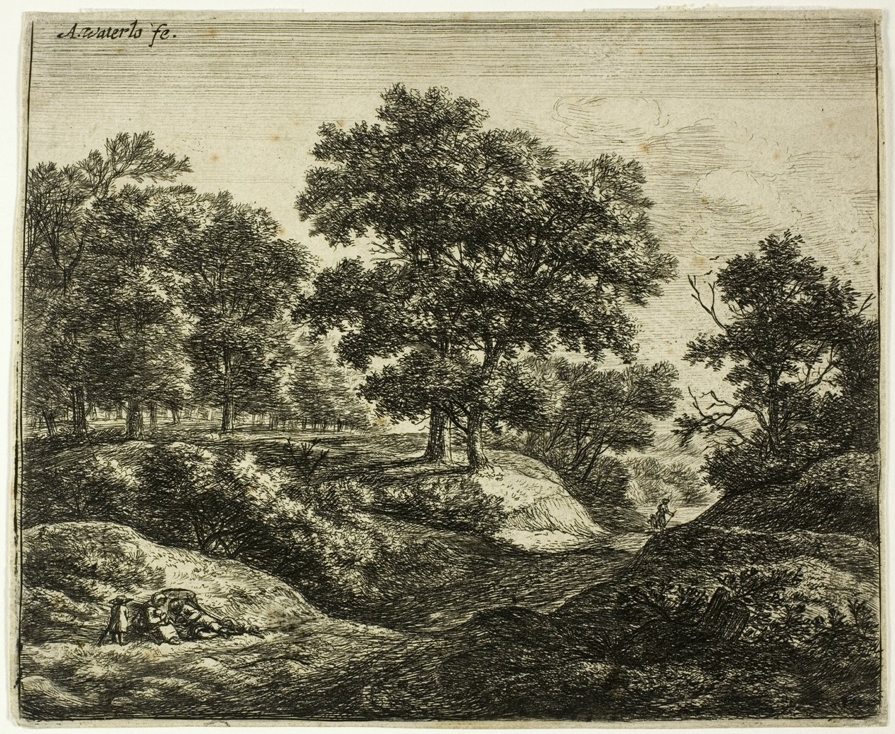 Családi pihenés alkotó: Anthonie Waterloo