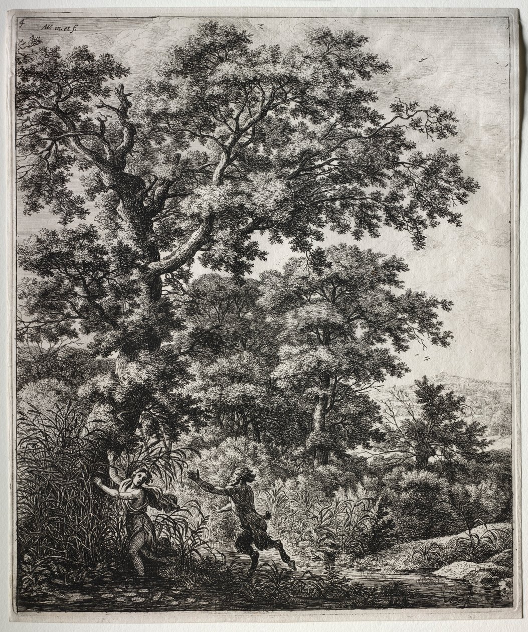 Pan és Syrinx. alkotó: Anthonie Waterloo