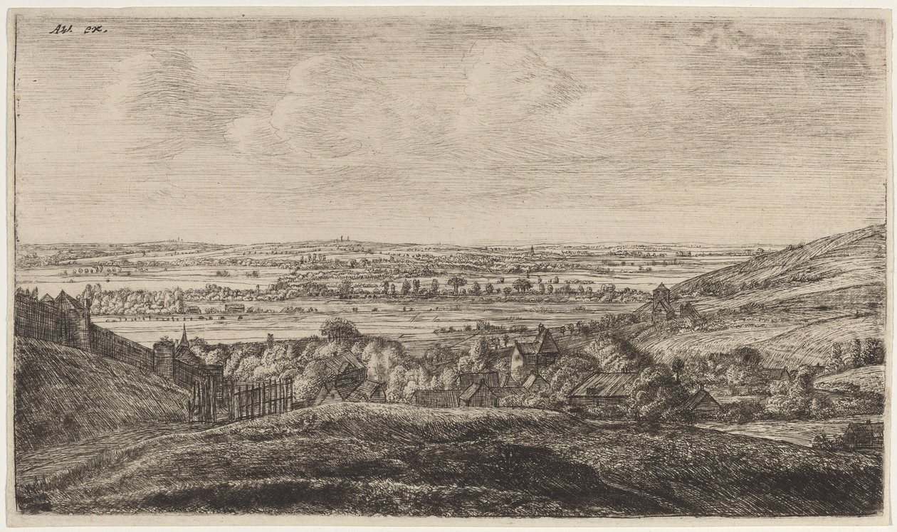 Hamlet in a Valley alkotó: Anthonie Waterloo and Johannes Ruischer