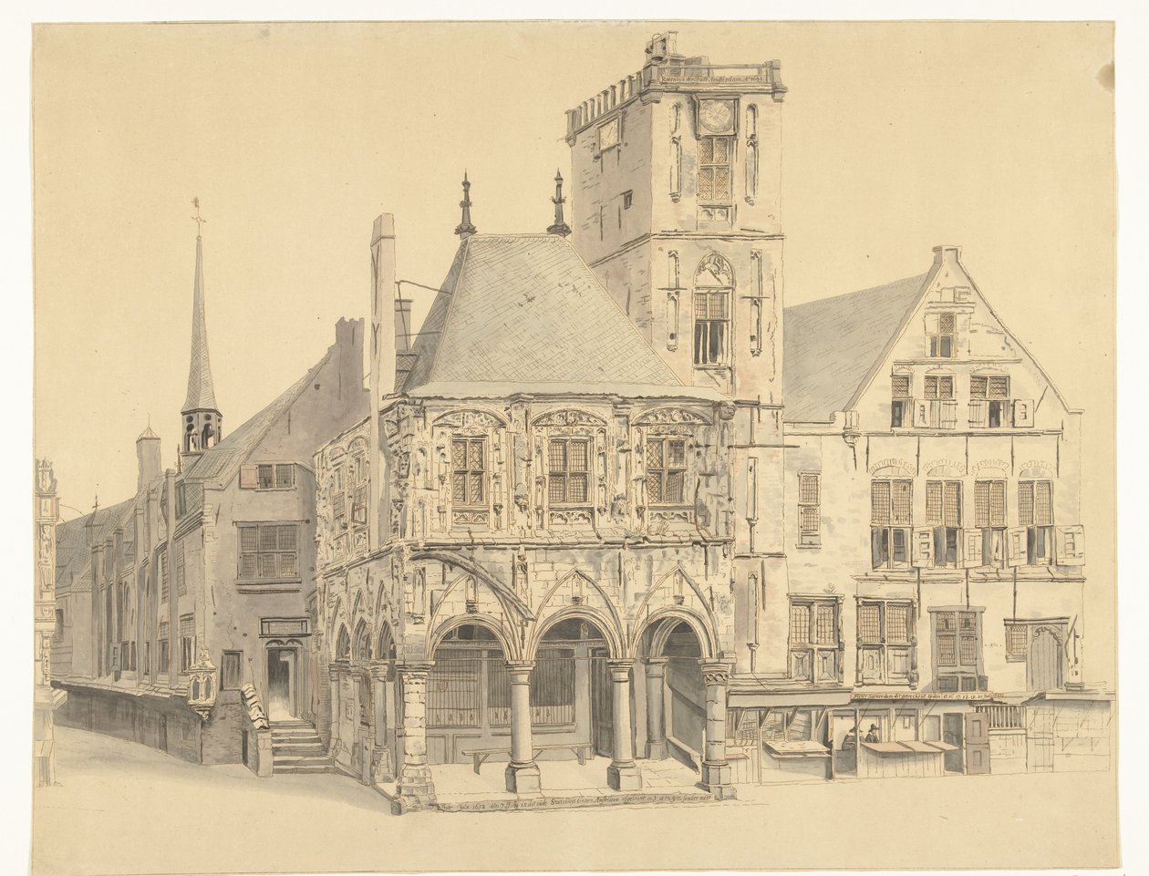 Amszterdam régi városháza, 1641 alkotó: Anthonie van den Bos