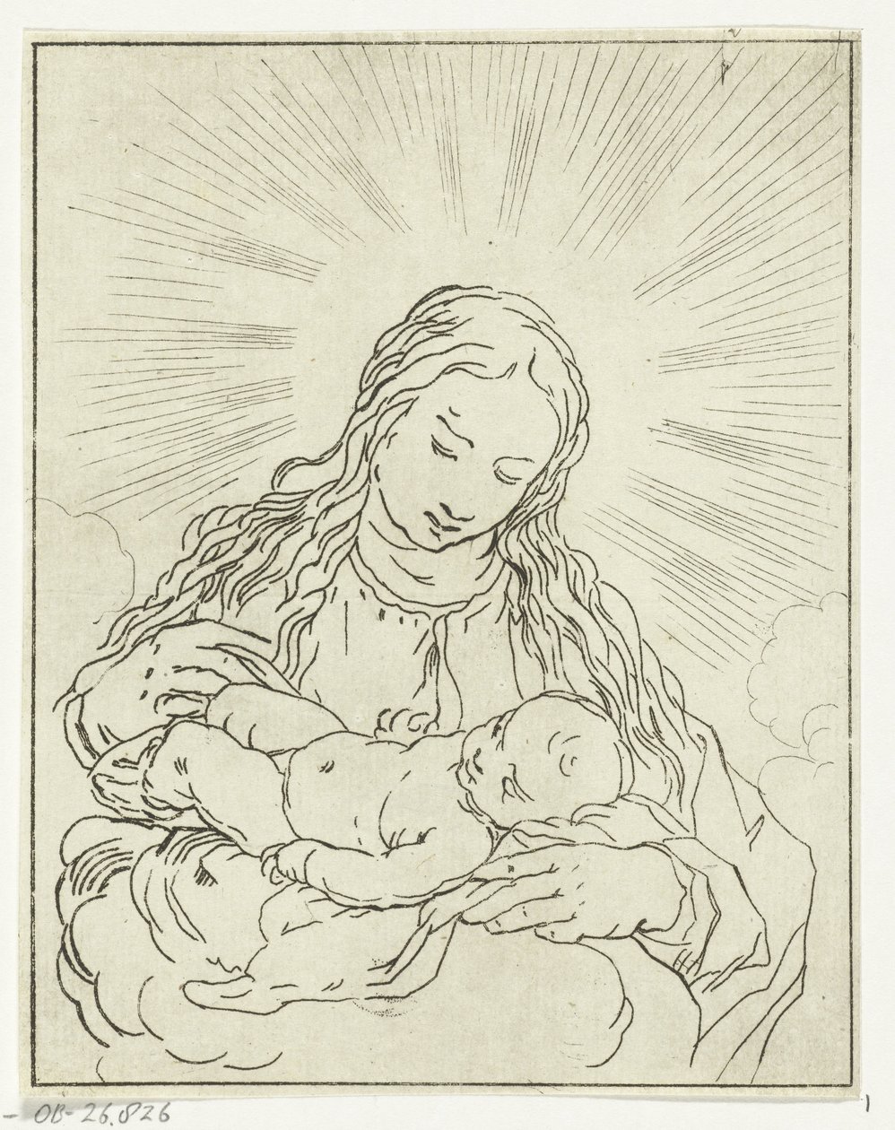 Mária gyermekével alkotó: Anthonie van den Bos