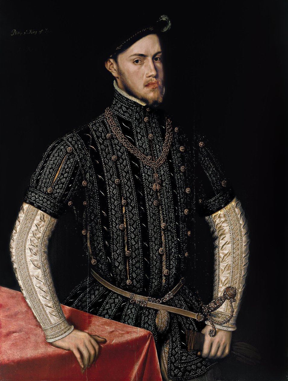 Fülöp arcképe II alkotó: Anthonis Mor