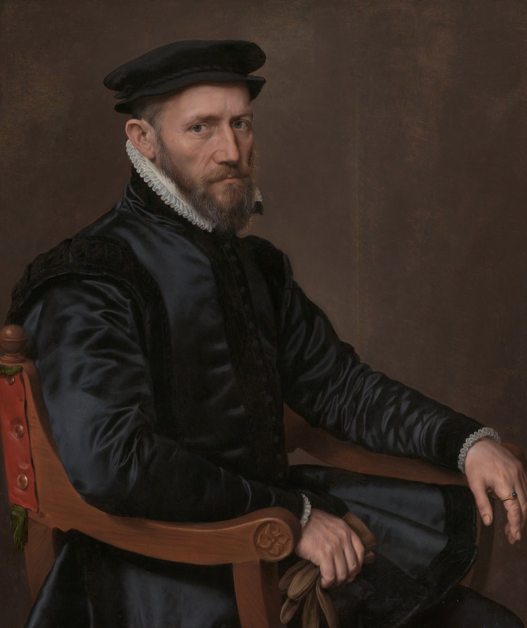 Sir Thomas Gresham és Anne Fernely portréi Sir Thomas Gresham (1519-1579) portréja, az angol korona hollandiai kereskedője és pénzügyi ügynöke, a Royal Exchange és a londoni Gresham College alapítója alkotó: Anthonis Mor