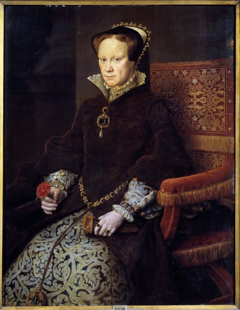 Mária I. Tudor királynő portréja alkotó: Anthonis van Dashorst Mor