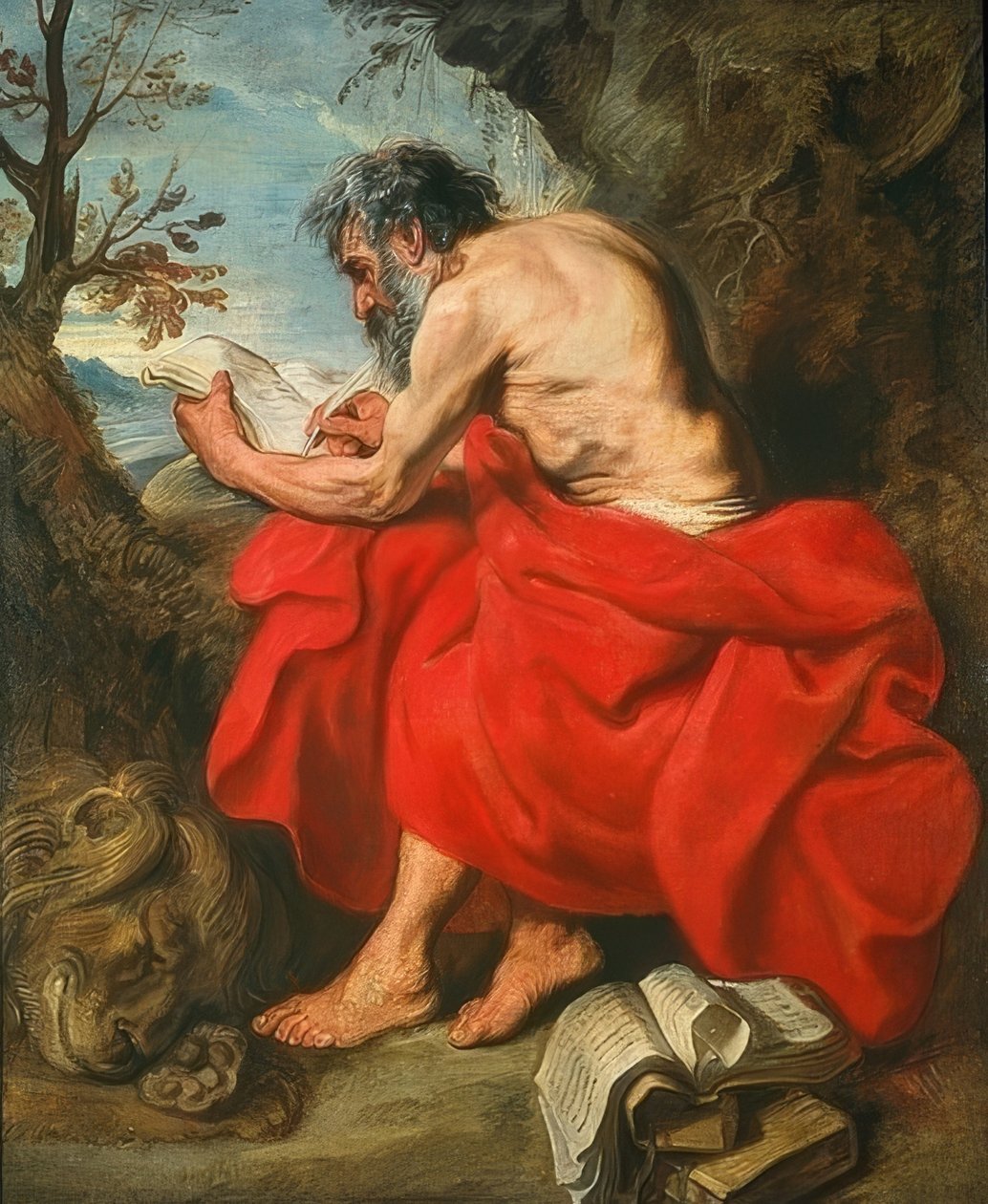 Szent Jeromos. 1615/16 körül alkotó: Anthony van Dyck
