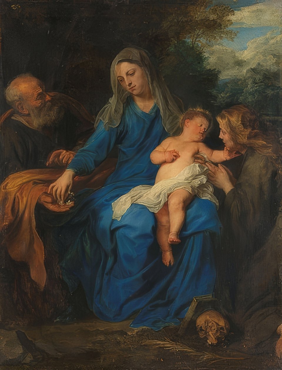 A szent család Mária Magdolnával. 1620 körül - 1700 körül alkotó: Anthony van Dyck