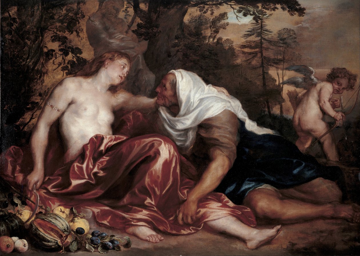 Vertumnus és Pomona, 1625 körül alkotó: Anthony van Dyck