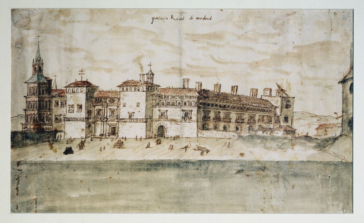 A madridi Alcazar alkotó: Anthonis van den Wyngaerde