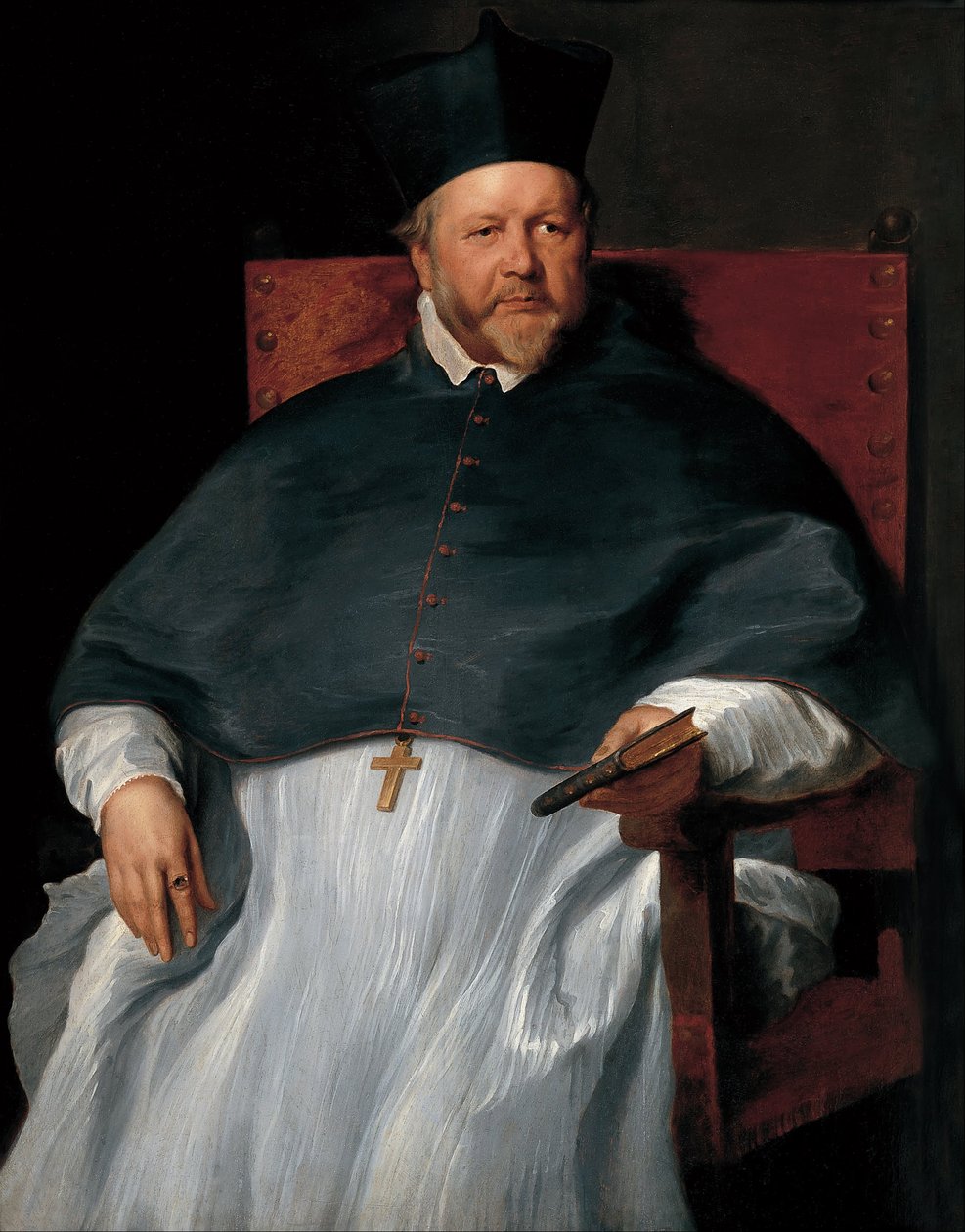 Jan van Malderen püspök alkotó: Anthony van Dyck