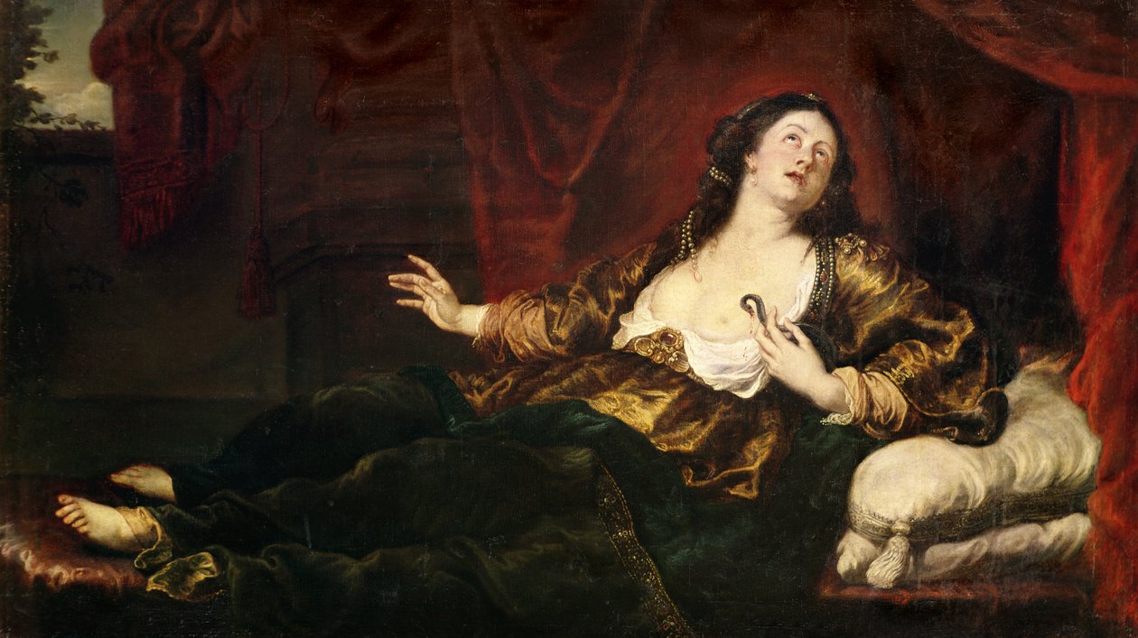 VII. Kleopátra halála (Kr. e. 69-30) alkotó: Anthony van Dyck