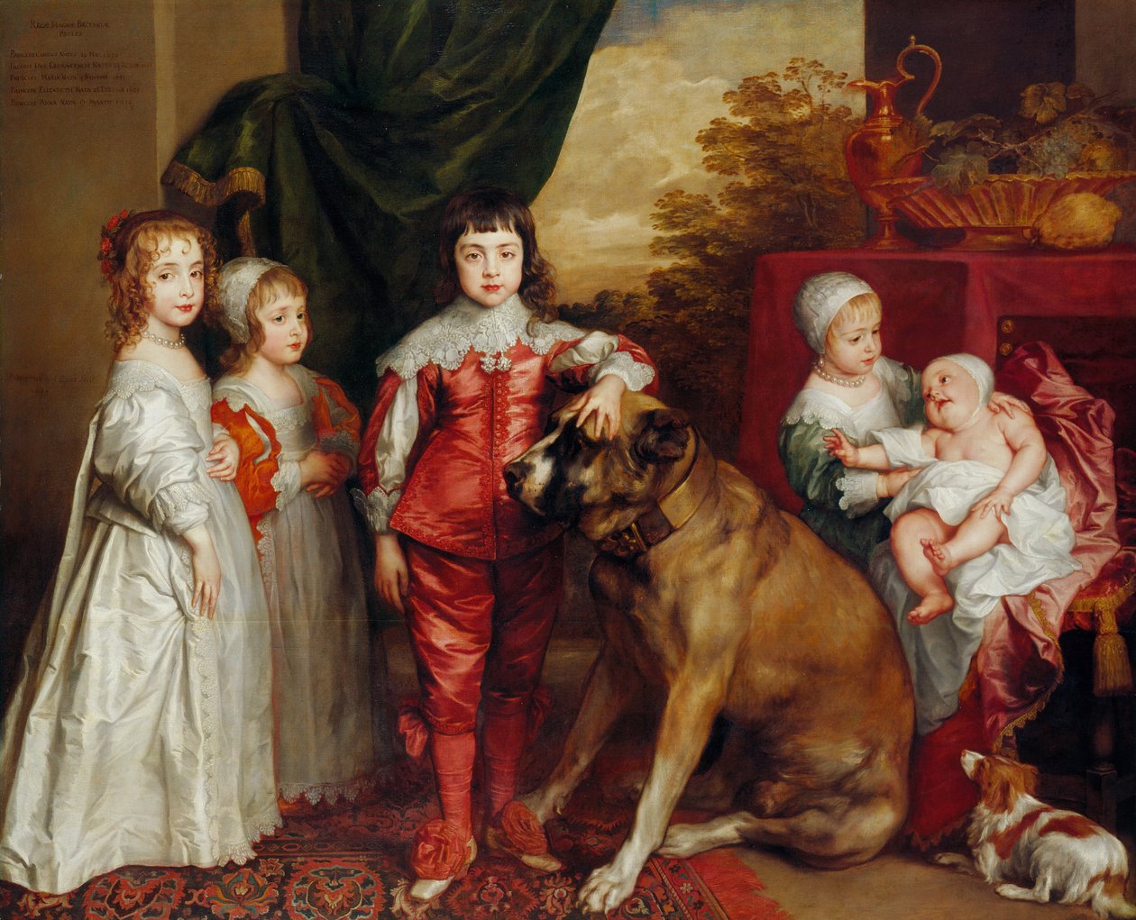 I. Károly öt legidősebb gyermeke alkotó: Anthony van Dyck