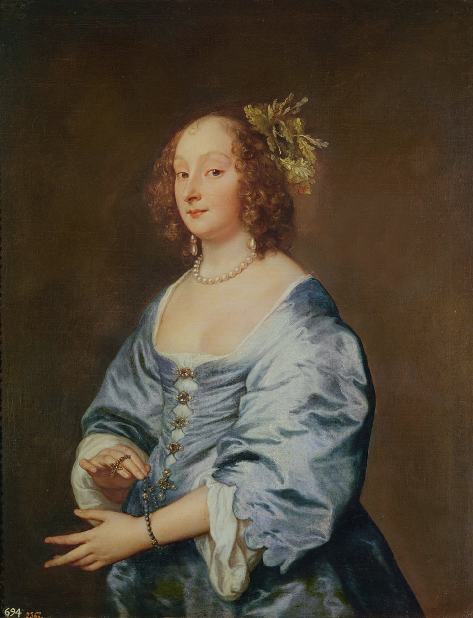 Marie Ruthven, Lady van Dyck, 1639 körül alkotó: Anthony van Dyck