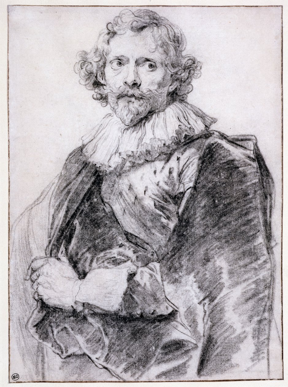 Lucas Vorsterman (1595-1675) portréja, 1631 körül alkotó: Anthony van Dyck