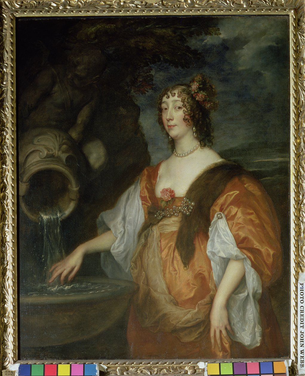 Lucy Percy, Carlisle grófnője (1599-1660) portréja 1637-40 körül alkotó: Anthony van Dyck