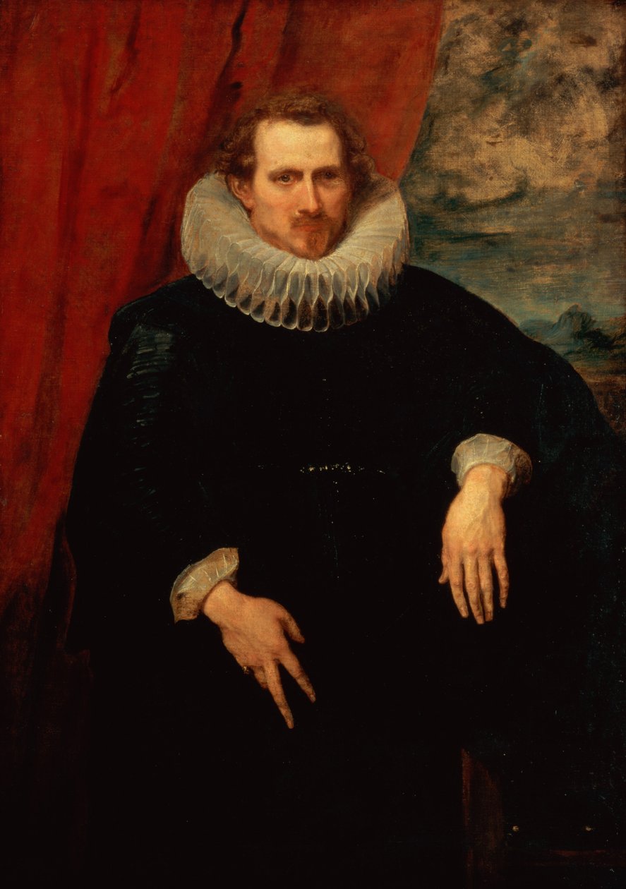 Férfi portréja (lásd még: 124366) alkotó: Anthony van Dyck