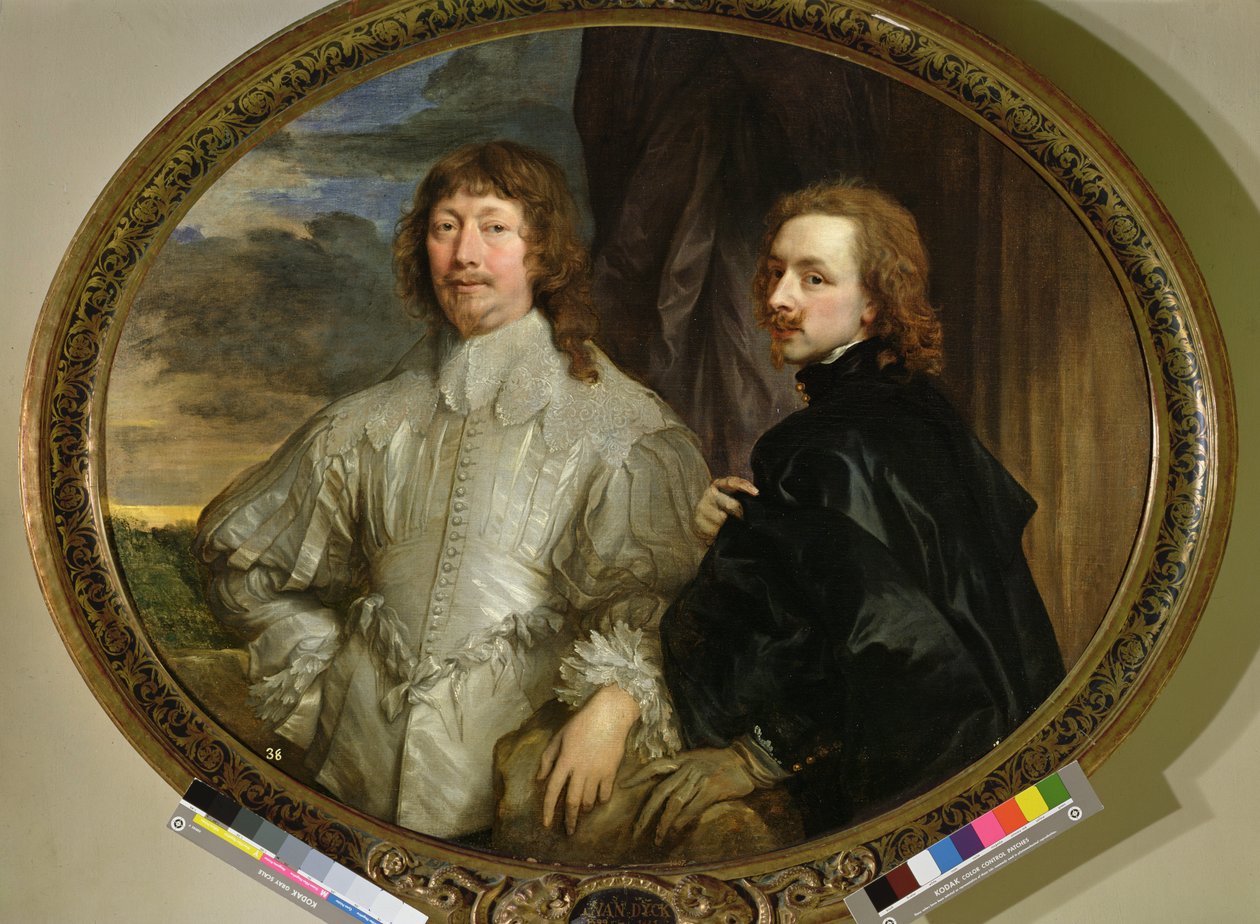 Sir Endymion Porter és a művész, 1635 körül alkotó: Anthony van Dyck